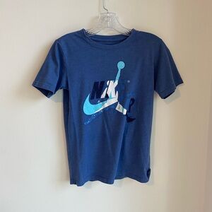 Nike Kids Navy Blue Graphic Tee